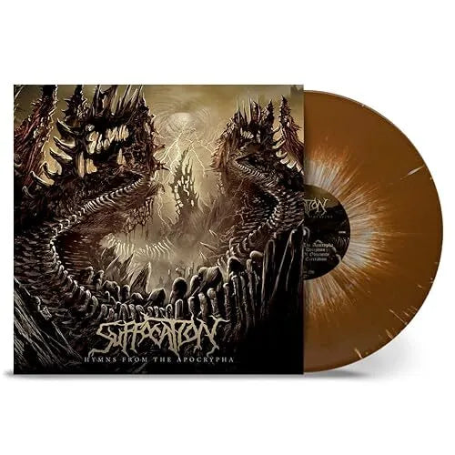 Suffocation - Hymns From The Apocrypha Vinyle, LP, Album, Édition Limitée, Brown &amp; White Splatter