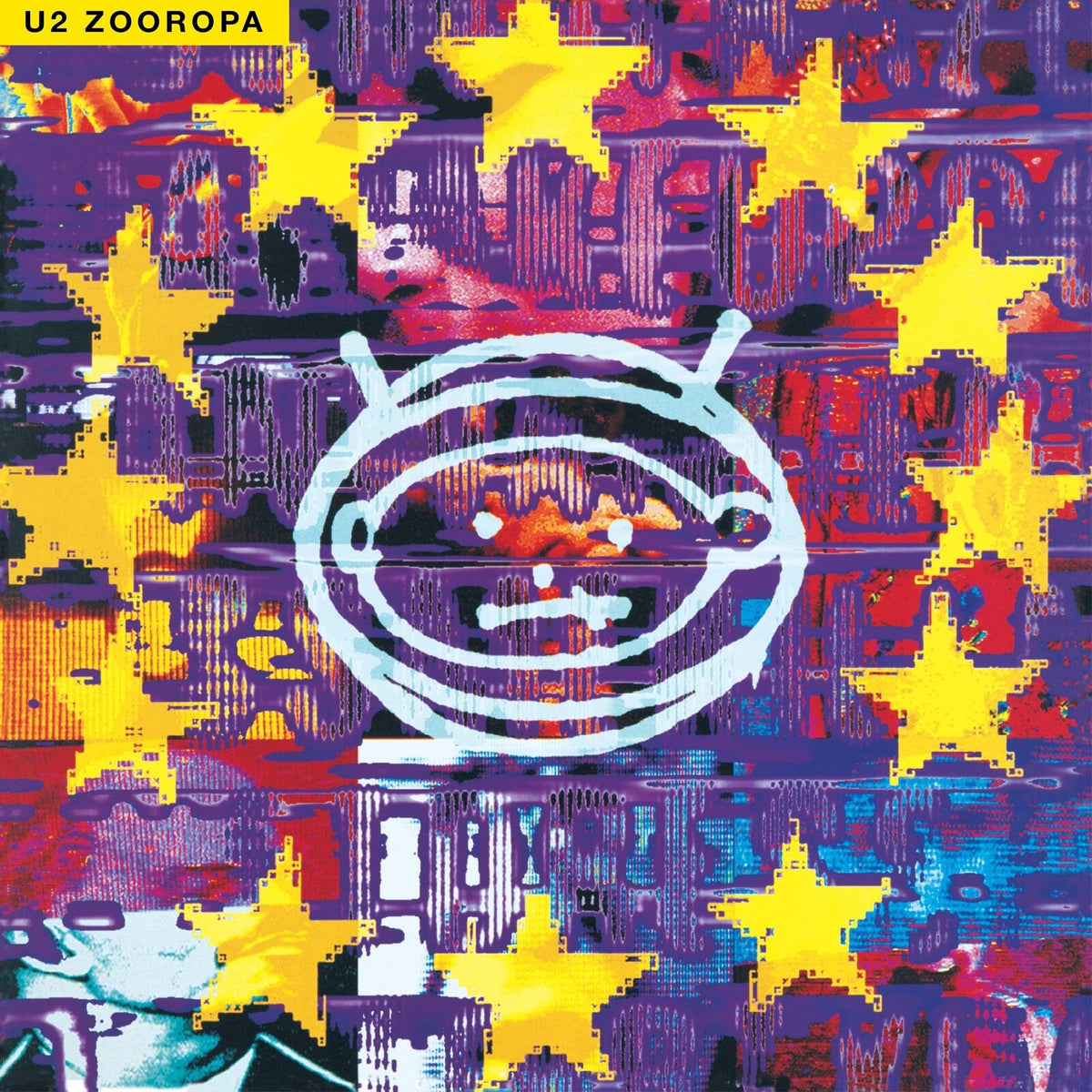 U2 – Zooropa  2 x Vinyle, LP, Album, Édition Deluxe, Édition Limitée, Réédition, Jaune Transparent, 30e Anniversaire