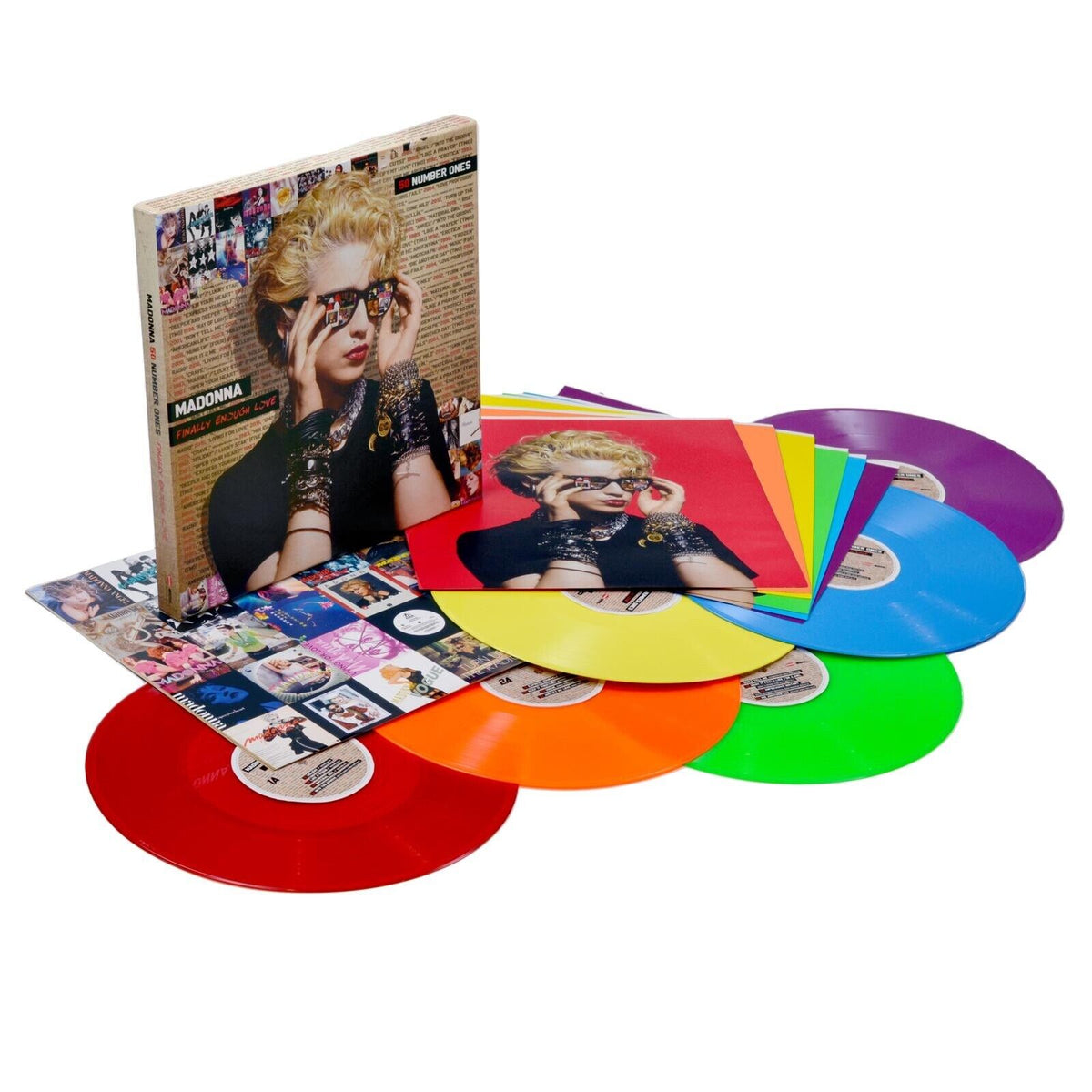 Madonna – Finally Enough Love (50 Number Ones)  Coffret, Compilation, Édition Limitée, Remasterisé 6 x Vinyle, LP,  Coffret, Compilation, Édition Limitée, Remasterisé