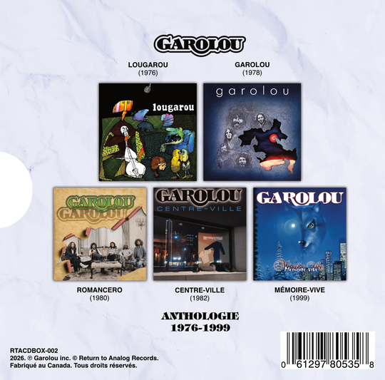 Garolou – Anthologie 1976-1999 - 5 x CD, Compilation