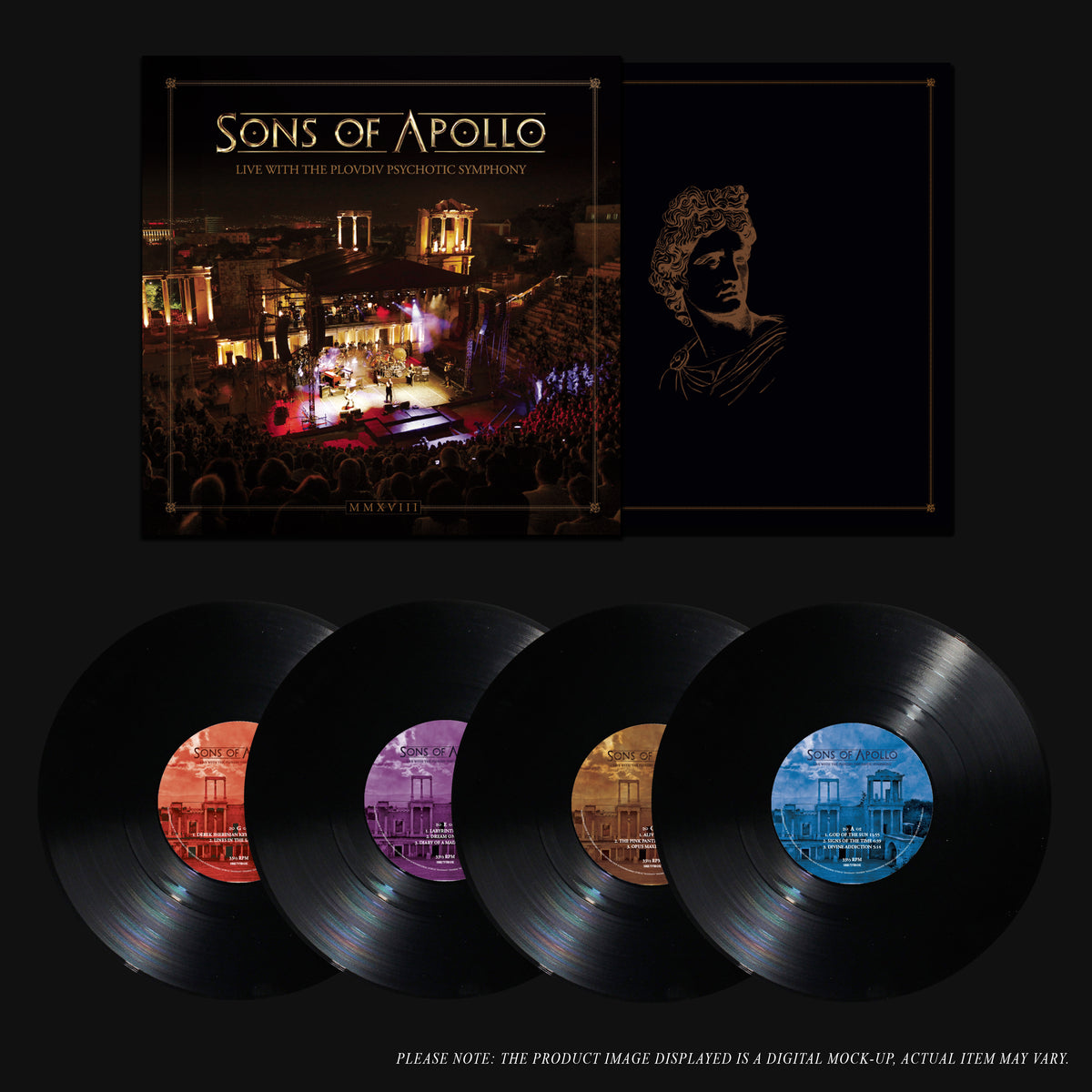 Sons Of Apollo - Live With The Plovdiv Psychotic Symphony 4 x Vinyle, LP, Box Set + Booklet