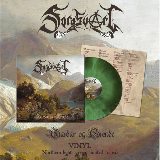 Sorgsvart - Gardar og Grende Vinyle, LP, Album, Édition Limité, 140g, Northern Lights Green