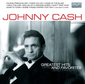 Johnny Cash - Greatest Hits And Favorites  2 x Vinyles, LP, Édition Limitée, Couleur, 180g