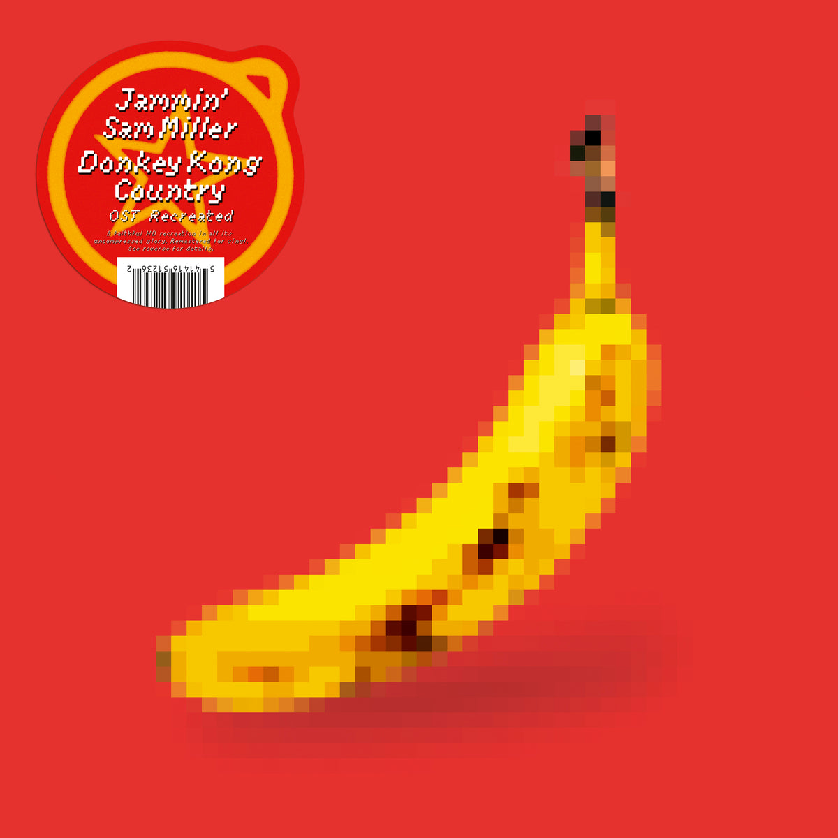 Jammin' Sam Miller – Donkey Kong Country OST Recreated  2 x Vinyle, LP, Album, Yellow [Banana Yellow]