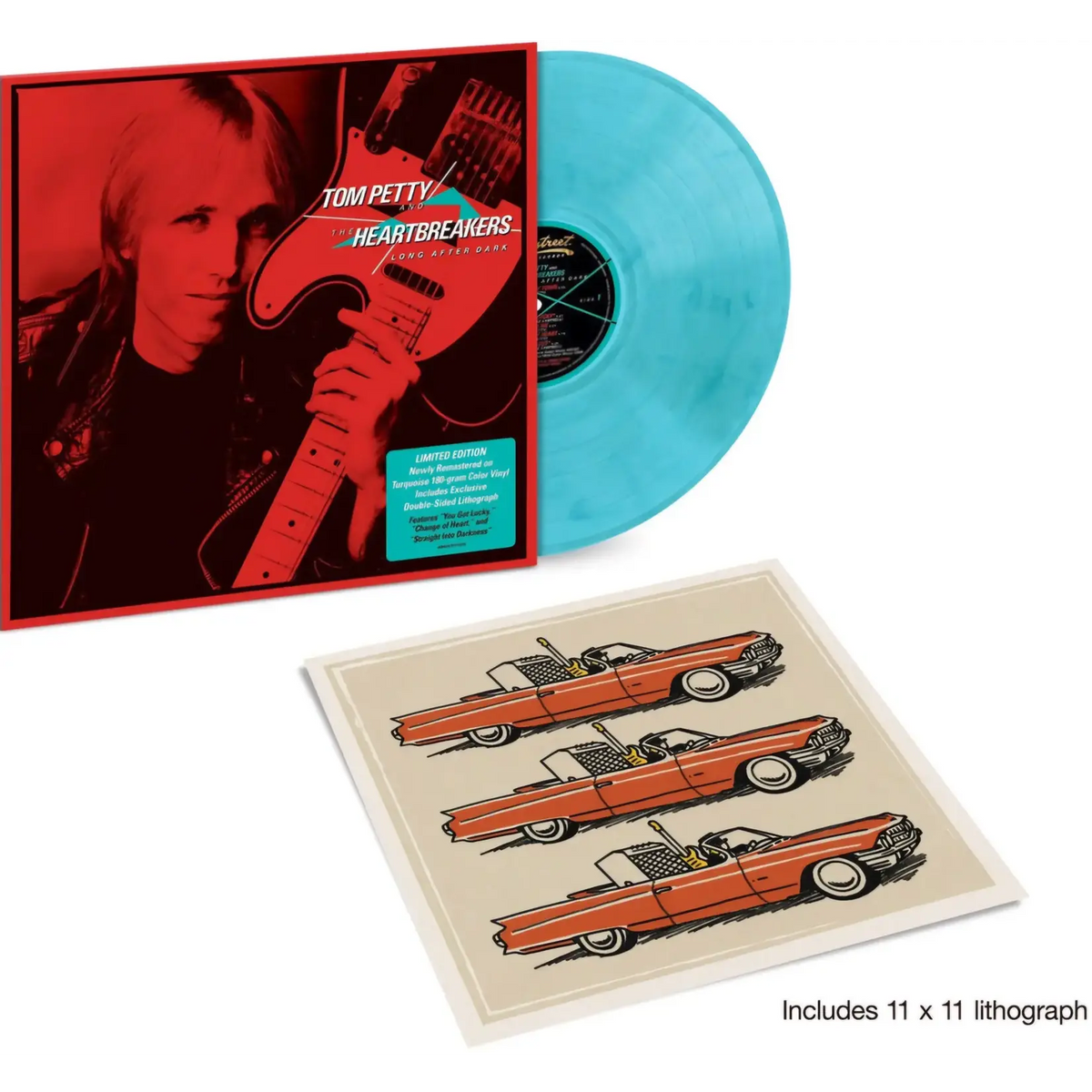 Tom Petty And The Heartbreakers – Long After Dark  Vinyle, LP, Album, Édition limitée, Réédition, Remasterisé, Turquoise Translucide, 180g