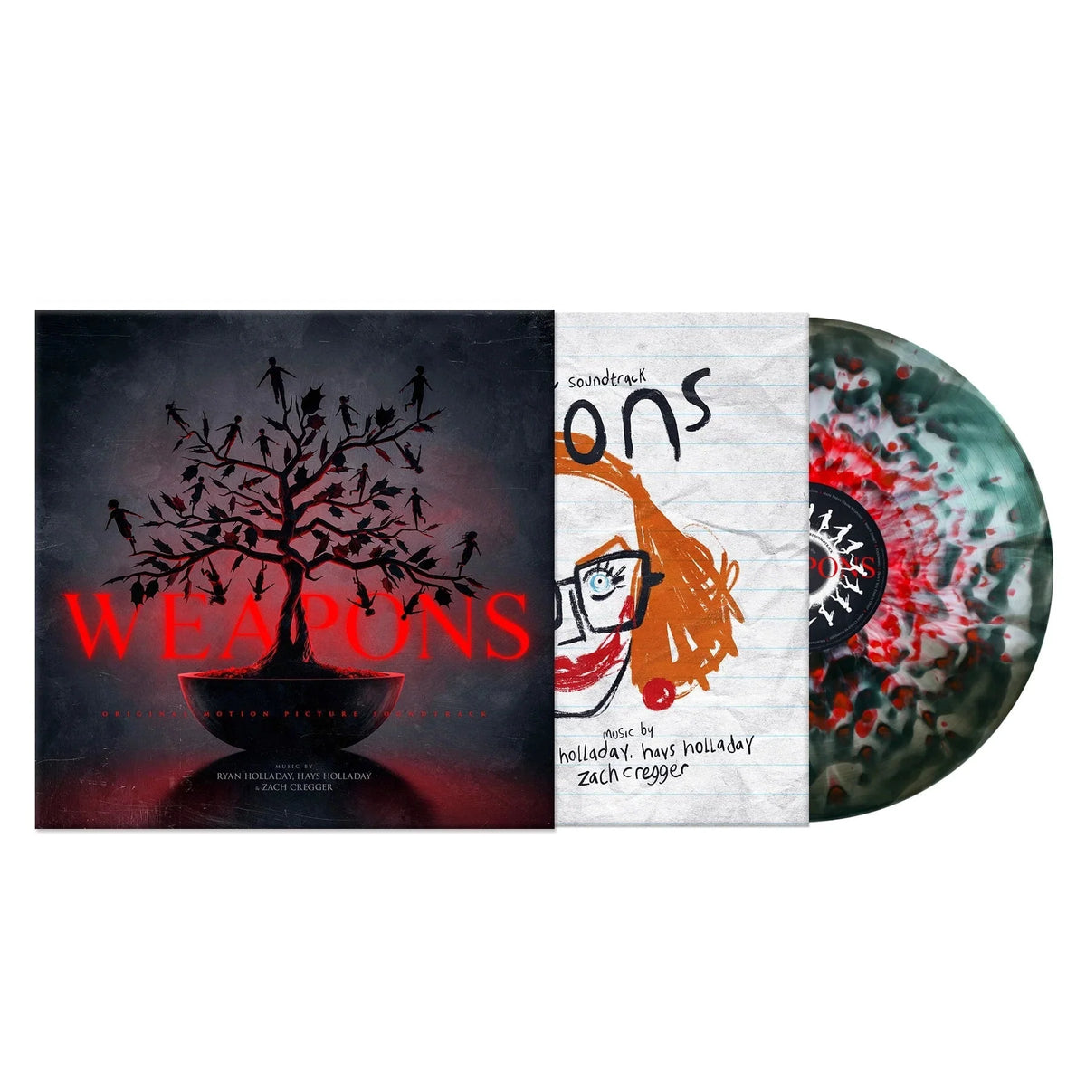 Ryan Holladay, Hays Holladay, Zach Cregger – Weapons (Original Motion Picture Soundtrack) Vinyle, LP, Édition Limitée, Iridescent Splatter