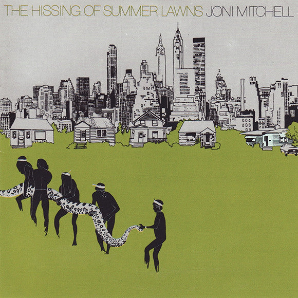 Joni Mitchell ‎– The Hissing Of Summer Lawns Vinyle, LP, Album, Réédition, Gatefold, Bottle-Green Clear