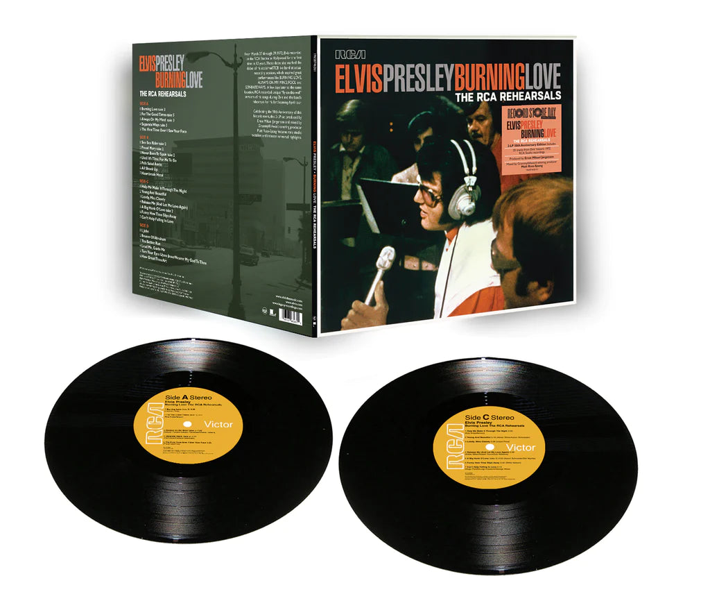 Elvis Presley - Burning Love: The RCA Rehearsals 2 x Vinyle, LP, 50ème Anniversaire