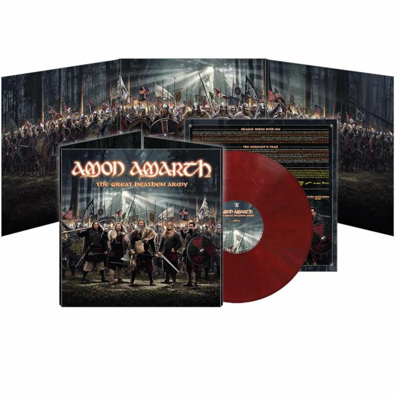 Amon Amarth – The Great Heathen Army  Vinyle, LP, Album, Édition limitée, Dried Blood Red Marble