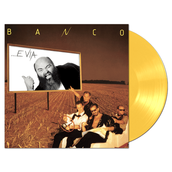 Banco – ...E Via  Vinyle, LP, Album, Édition Limitée, Réédition, 180g, Jaune