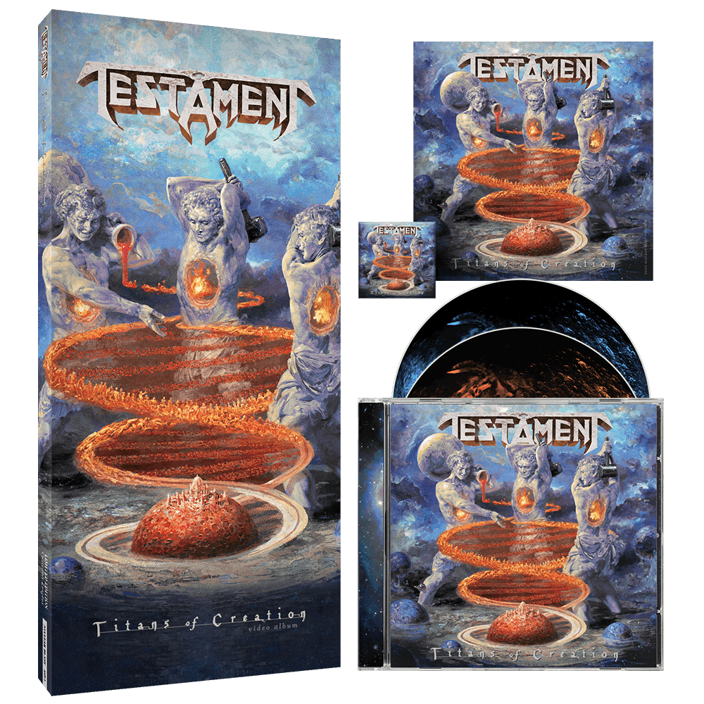 Testament – Titans Of Creation  CD + Blu-Ray, Album, Édition Limitée, Réédition, Longbox