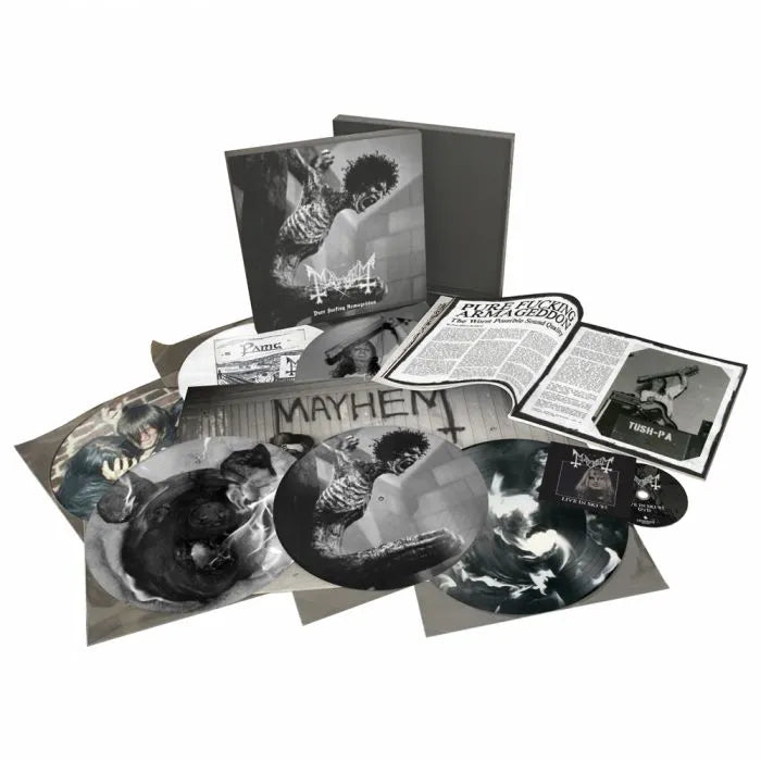 Mayhem - Pure Fucking Armageddon  6 x Vinyle, LP, Picture Disc + DVD + 80-Page Book, Coffret, Édition Limitée