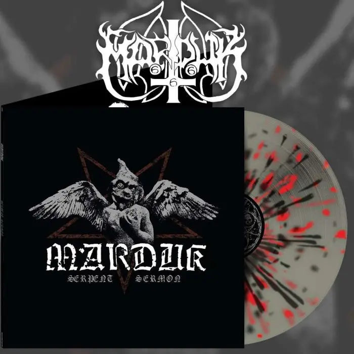 Marduk – Serpent Sermon  Vinyle, LP, Album, Édition Limitée, Réédition, Grey With Red & Black Splatter