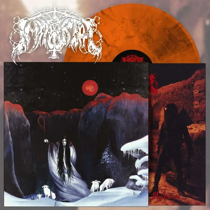 Immortal – Diabolical Fullmoon Mysticism  Vinyle, LP, Album, Édition Limitée, Réédition, Repress, Orange Black Marble