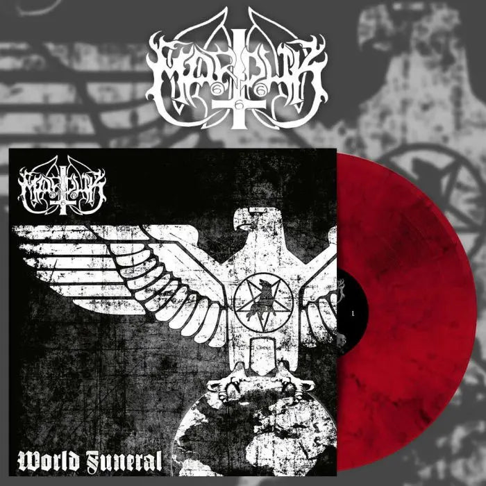 Marduk – World Funeral  Vinyle, LP, Album, Édition Limitée, Réédition, Red With Black Marble