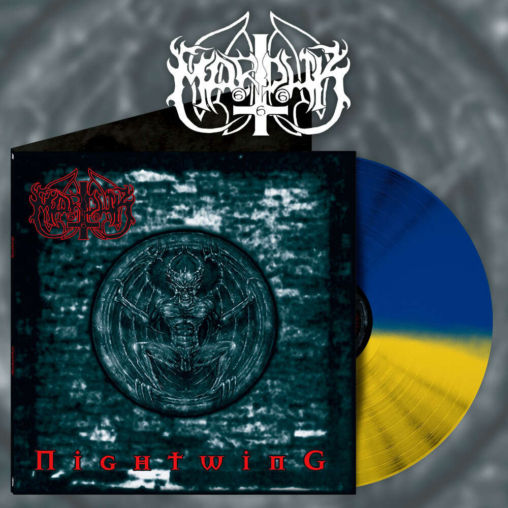 Marduk – Nightwing  Vinyle, LP, Album, Réédition, Repress, Jaune / Bleu, Charity For Kharkiv