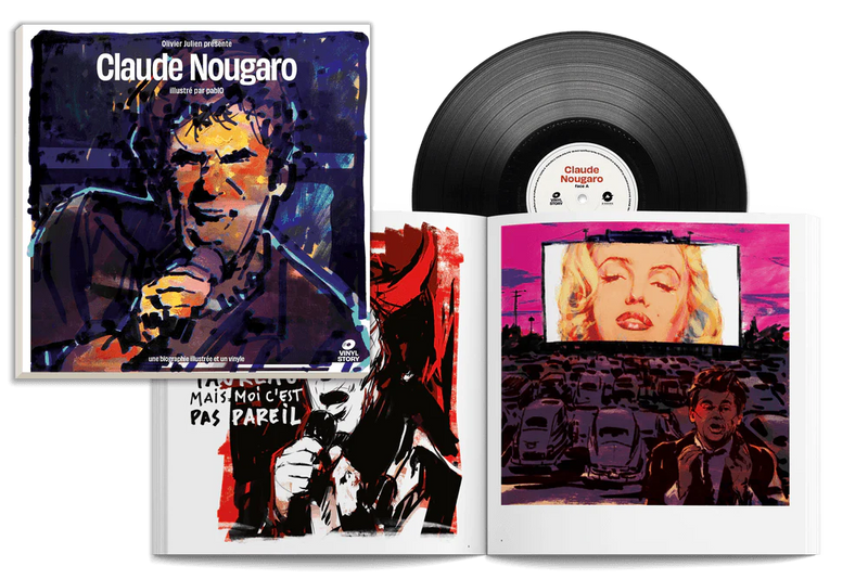 Claude Nougaro - Claude Nougaro Vinyle, LP + Livre BD 24 pages