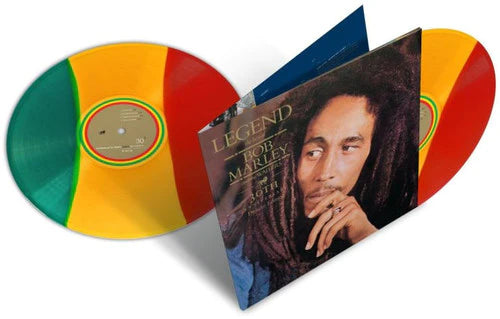 Bob Marley And The Wailers – Legend (The Best Of Bob Marley And The Wailers)  2 x Vinyle, LP, Compilation, Édition Limitée, Réédition, Tricolore Rouge/Jaune/Vert, Gatefold, Édition 30e Anniversaire