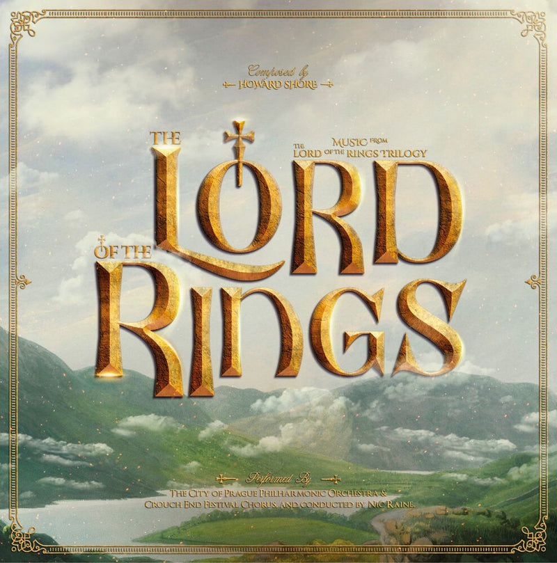 The City Of Prague Philharmonic Orchestra, Crouch End Festival Chorus – Music From The Lord Of The Rings Trilogy 3 x Vinyle, LP, Album, Réédition, Transparent