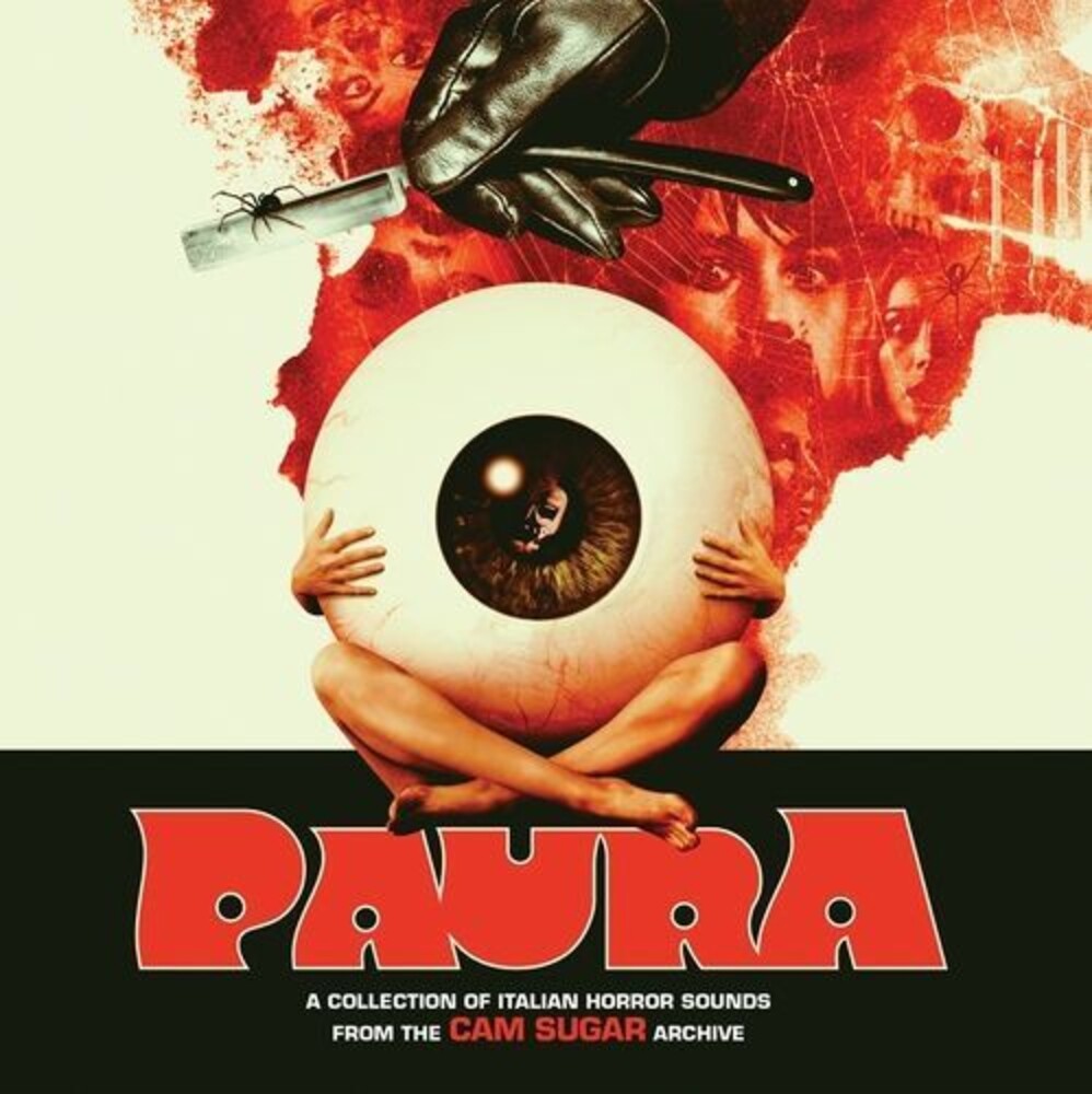 Artistes Divers - Paura (A Collection Of Italian Horror Sounds From The Cam Sugar Archive) 2 × Vinyle, LP, Red translucent / Black splatter + 7", 45 RPM, Red translucent,  Coffret, Compilation, Edition Limitée, Numéroté