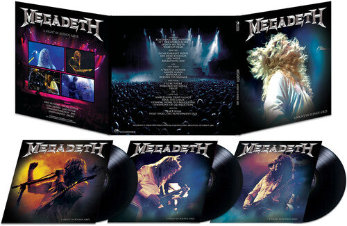 Megadeth – A Night In Buenos Aires  3 x Vinyle, LP, Édition Limitée