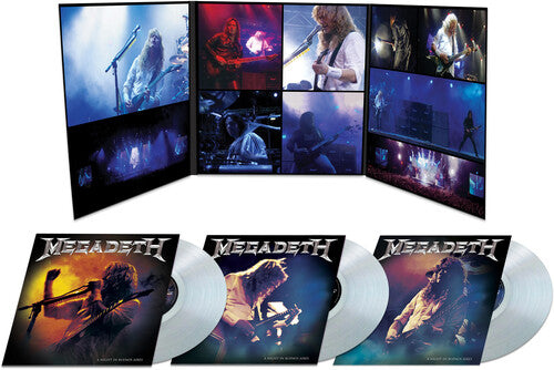 Megadeth – A Night In Buenos Aires  3 x Vinyle, LP,  Édition limitée, Clear