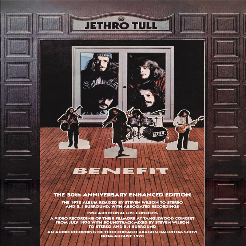 Jethro Tull – Benefit (The 50th Anniversary Enhanced Edition)  4 x CD, Album, Réédition + 2 x DVD-Video, Multichannel, NTSC