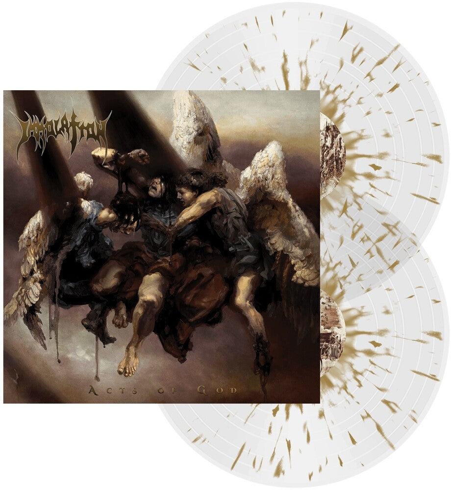 Immolation – Acts Of God  2 x Vinyle, LP, 45 RPM, Album, Édition Limitée, Clear W/ Gold Splatter