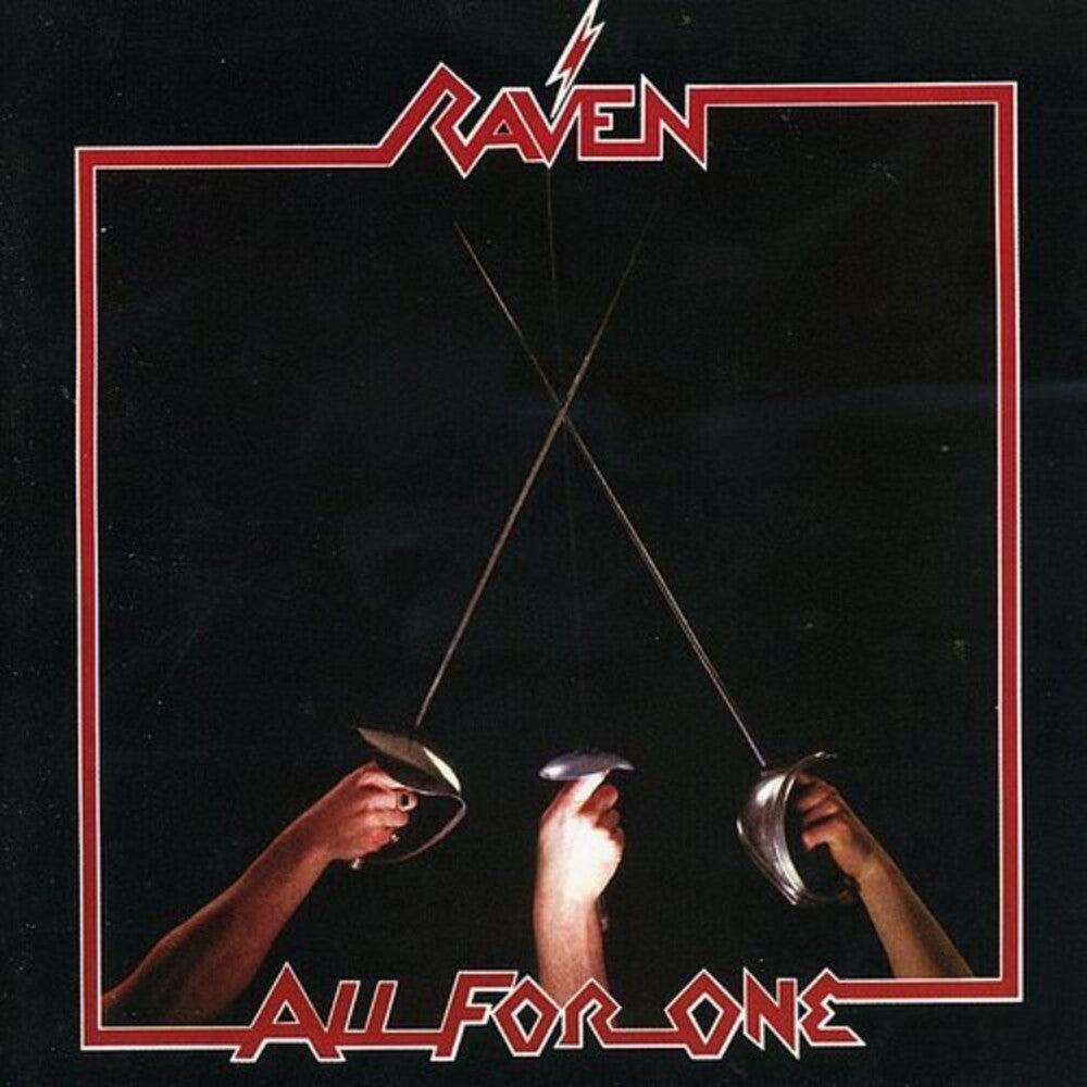 Raven  – All For One  Vinyle, LP, Album, Réédition, Red & Black Smoke