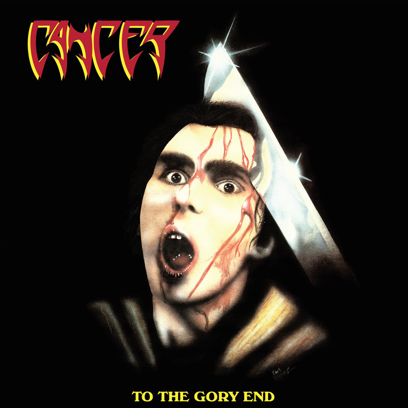 Cancer  – To The Gory End  Vinyle, LP, Album, Édition Limitée, Réédition, Jaune