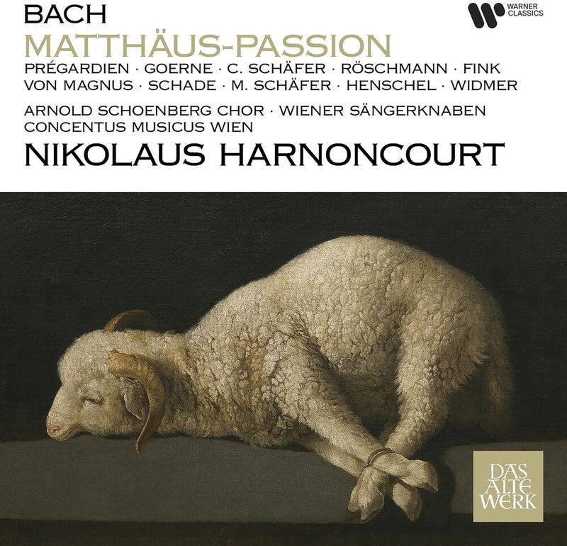 Bach Matthaus-Passion - Nikolaus Harnoncourt  3 x Vinyle, LP