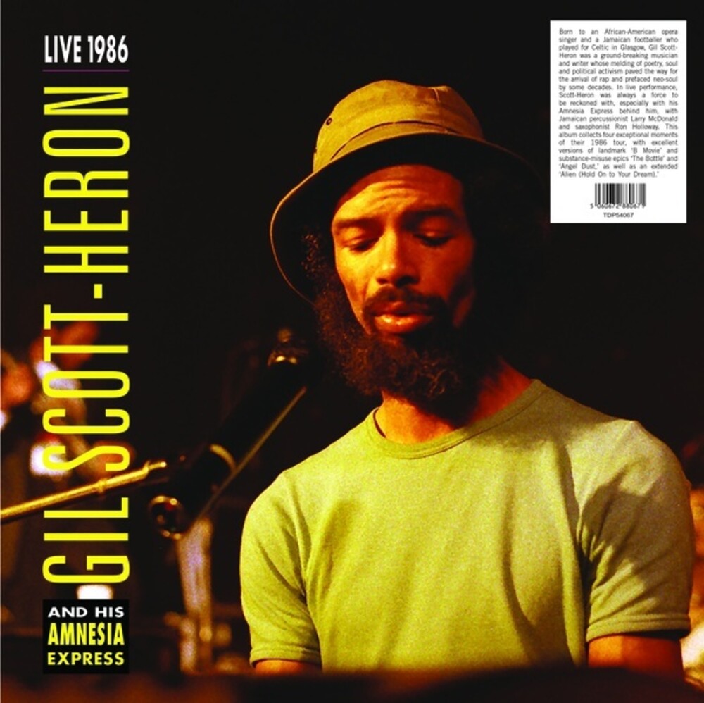 Gil Scott-Heron And His Amnesia Express – Live 1986  Vinyle, LP, Blanc Transparent