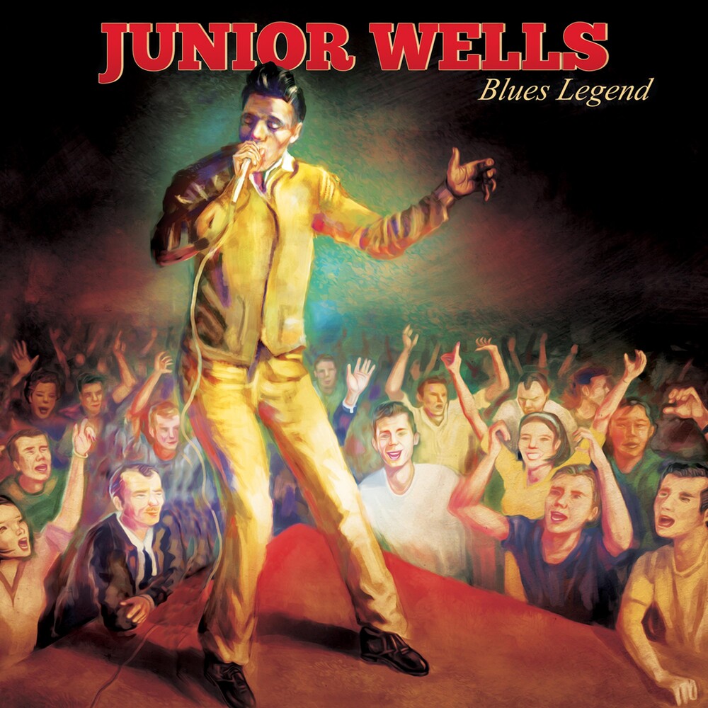 Junior Wells – Blues Legend  2 x Vinyle, LP, Compilation, Édition Limitée, Gold