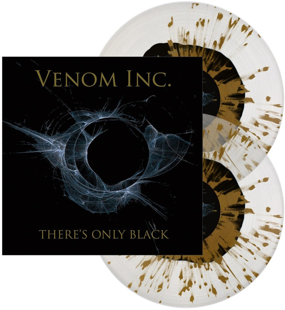 Venom Inc. – There's Only Black  2 x Vinyle, LP, Album, Édition Limitée, Clear/Black Yolk w/ Gold Splatter