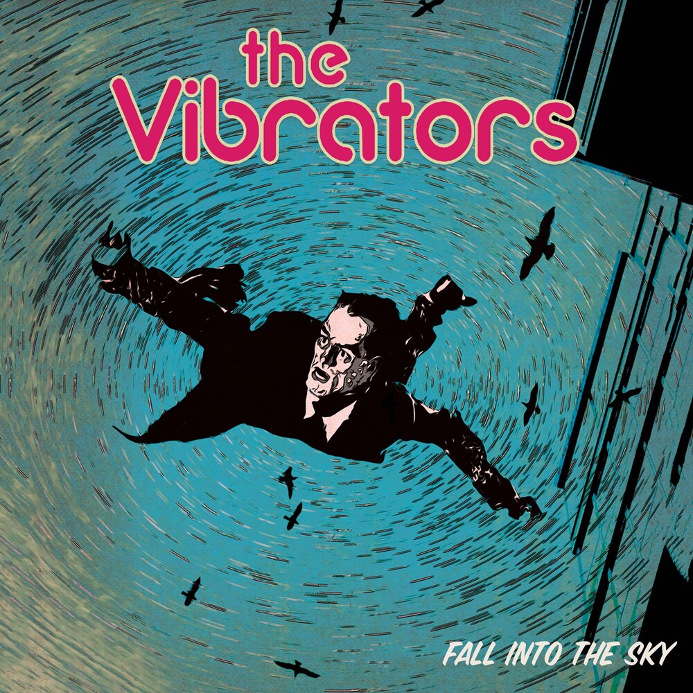 The Vibrators – Fall Into The Sky  Vinyle, LP, Album, Blue