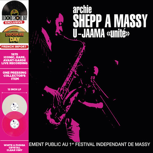 Archie Shepp À Massy - U-JAAMA <<unité>> 2 x Vinyle, LP, White & Fushia Clear