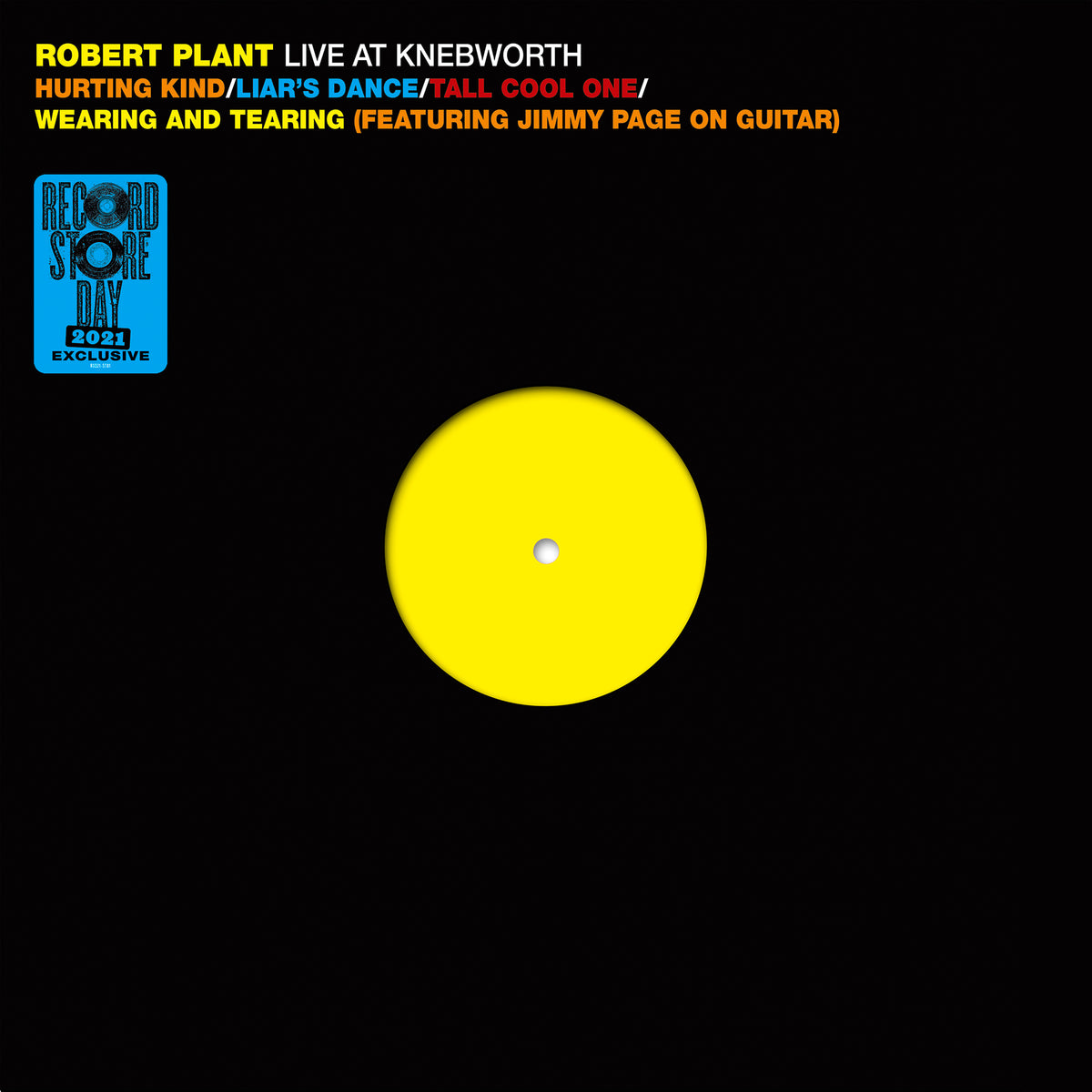 Robert Plant - Live at Knebworth  12'' Vinyle, EP, 45 RPM