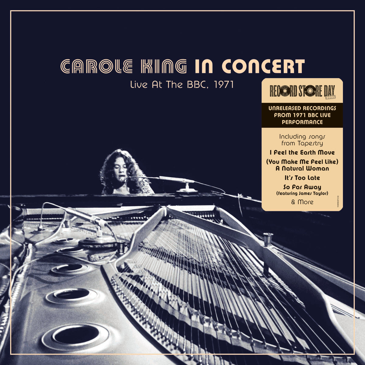 Carole King – In Concert (Live at the BBC, 1971)  Vinyle, LP, Compilation, Édition Limitée