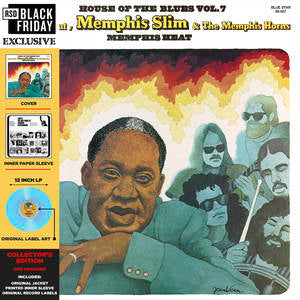 Canned Heat, Memphis Slim &amp; The Memphis Horns – Memphis Heat	 Vinyle, LP, Album, Réédition, Turquoise