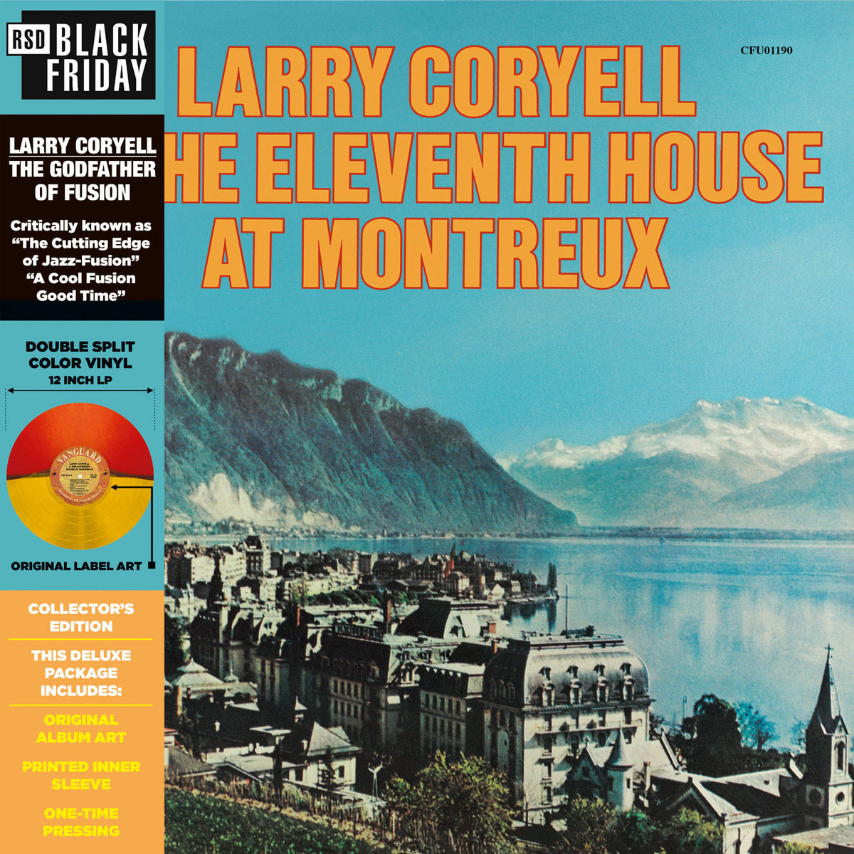 Larry Coryell & The Eleventh House – At Montreux  Vinyle, LP, Album, Réédition, Red & Yellow Split, Edition Collector