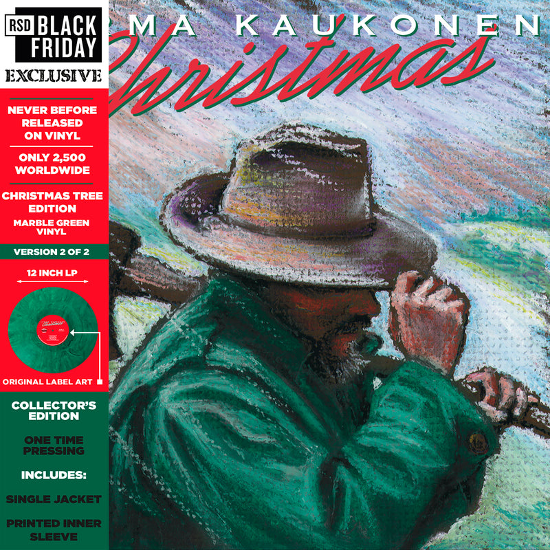Jorma Kaukonen - Christmas  Vinyle, 12'', Édition Limitée, Christmas Tree Edition, Green Marble