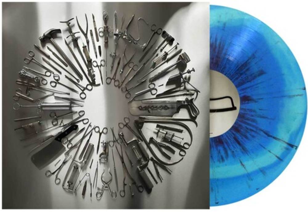 Carcass – Surgical Steel  Vinyle, LP, Album, Édition Limitée, Réédition, Blue Swirl avec Red Splatter