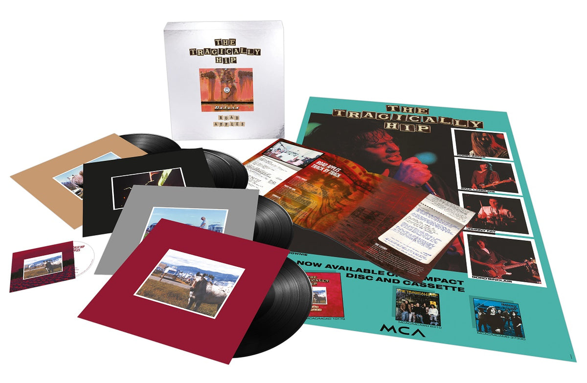 The Tragically Hip – Road Apples (30th Anniversary Deluxe Vinyl Edition)  5 x Vinyle, LP, Album, Réédition, Remasterisé + Blu-ray Audio, Coffret, Édition Deluxe, Édition 30e Anniversaire