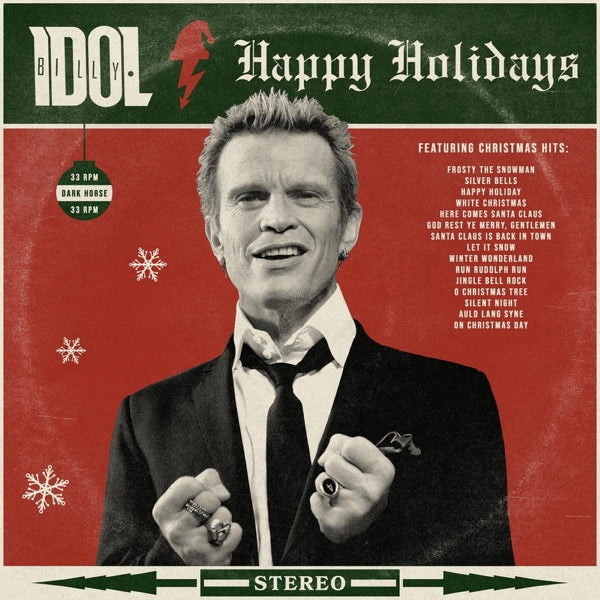 Billy Idol – Happy Holidays  Vinyle, LP, Album, Édition Limitée, Stéréo, Blanc