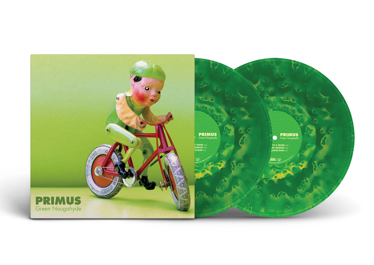 Primus – Green Naugahyde  2 x Vinyle, 12", 45 RPM, Album, Ghostly Green