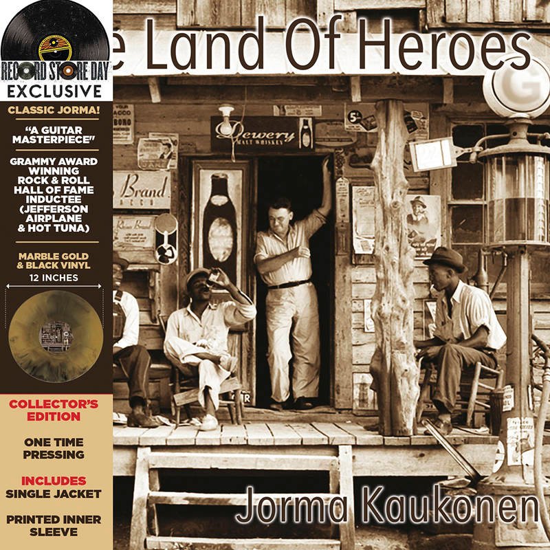 Jorma Kaukonen - The Land Of Heroes  Vinyle, LP, Album, édition Limitée, Marble Gold &amp; Black