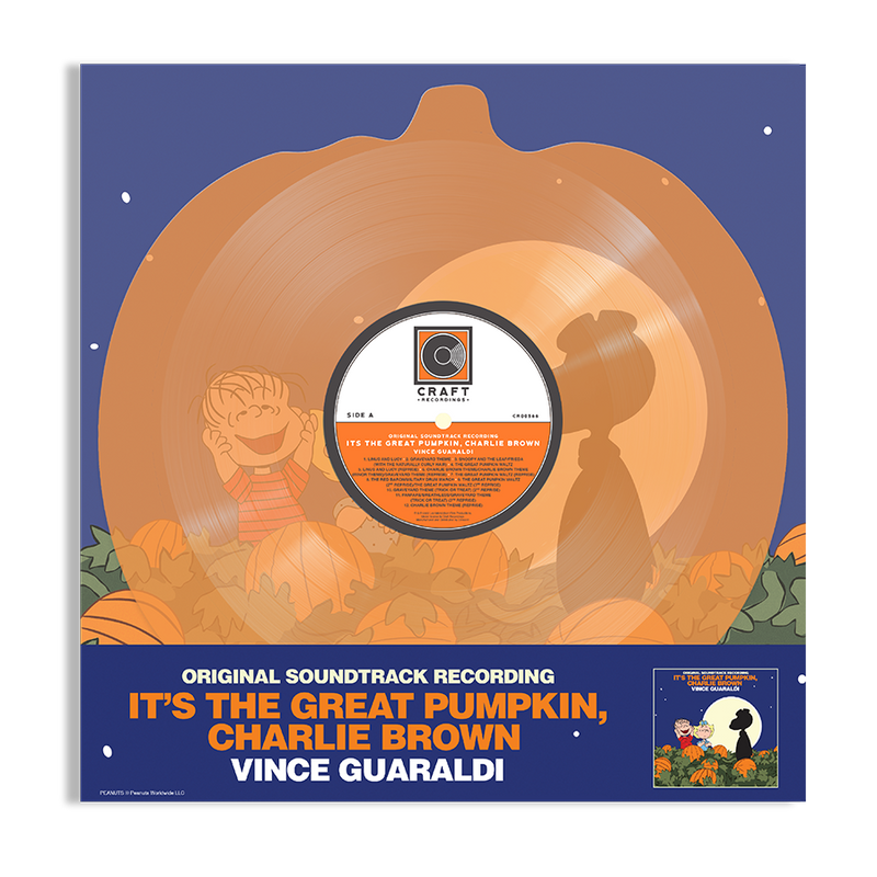 Vince Guaraldi – It's The Great Pumpkin, Charlie Brown (Original Soundtrack Recording) Vinyle, LP, Shape, Édition limitée, Remasterisé, Édition spéciale, Translucide