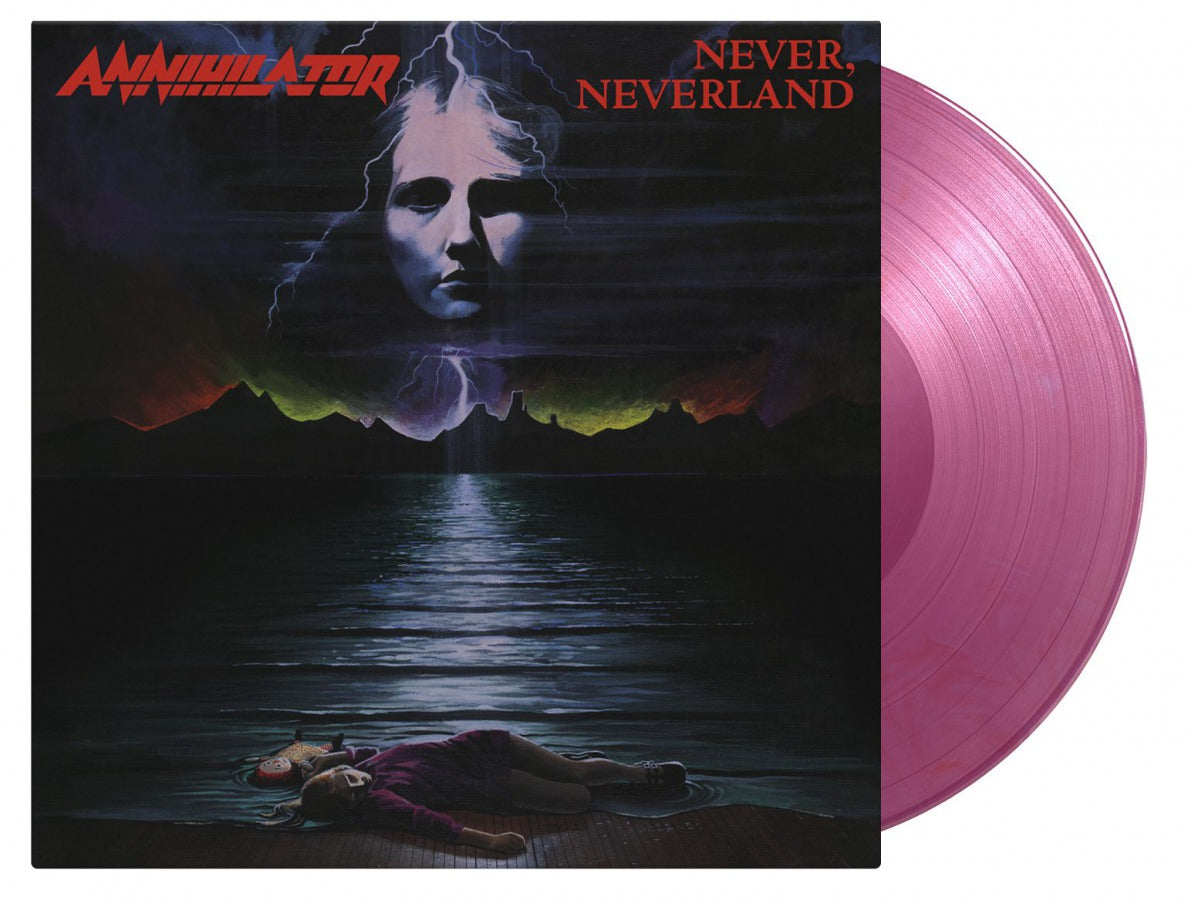 Annihilator  – Never, Neverland  Vinyle, LP, Album, Édition Limitée, Numérotée, Réédition, Velvet Purple