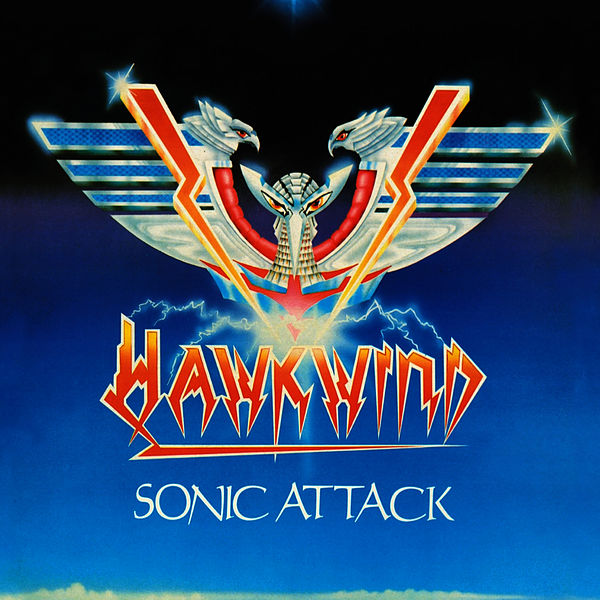 Hawkwind – Sonic Attack  Vinyle, LP, Album, Bleu