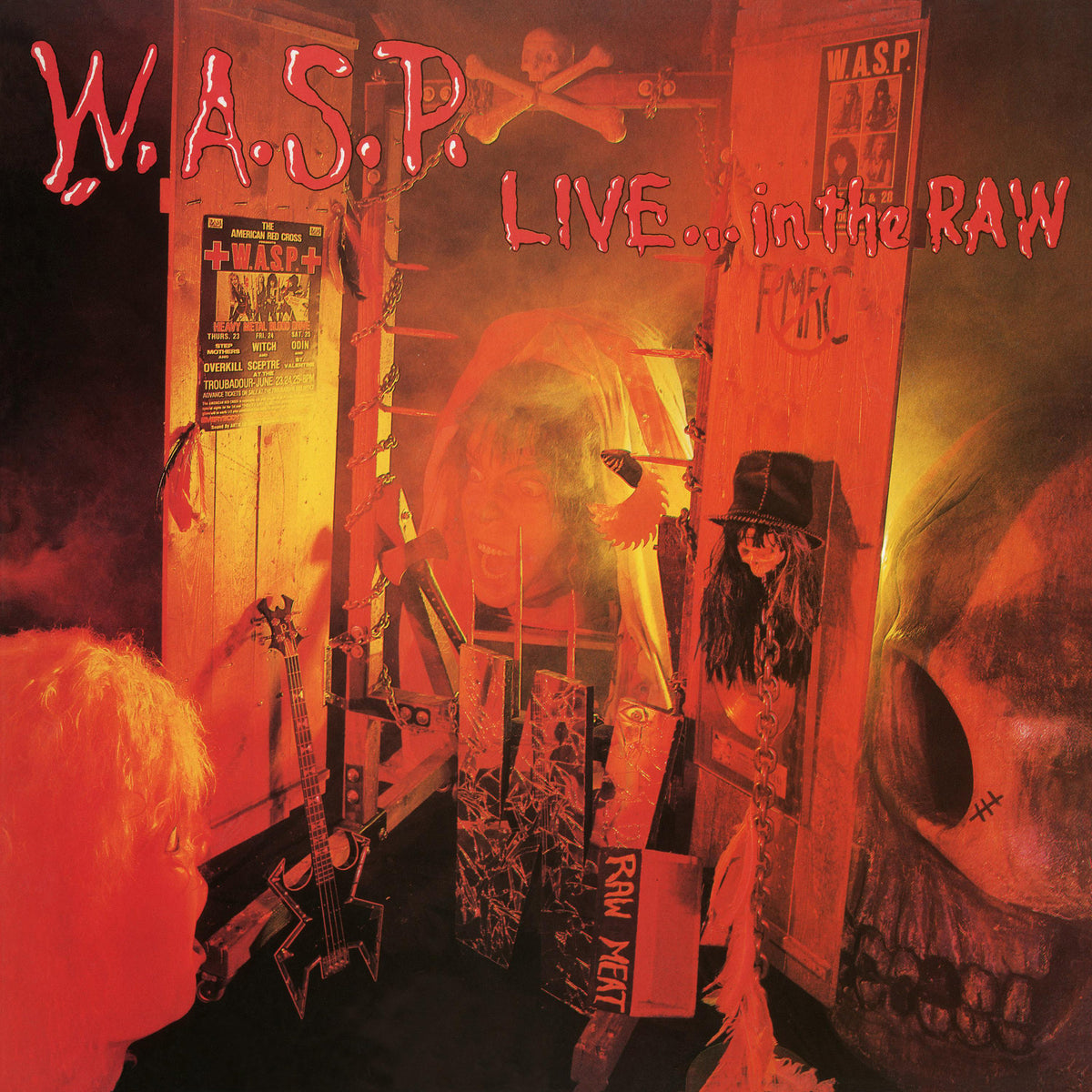 W.A.S.P. ‎– Live...In The Raw  2 × Vinyle, LP, Album, Réédition